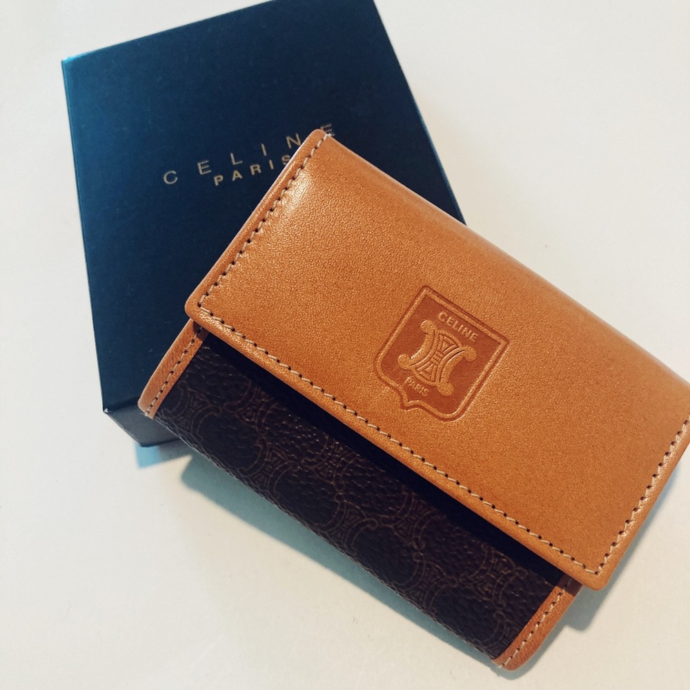 Celine Portamonete Vachetta Coin Card holder